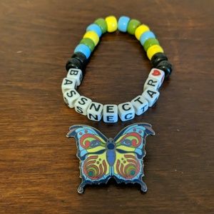 Bassnectar butterfly pin